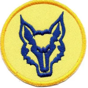 Insignia Bordada Lobatos 70 MM