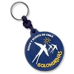 LLavero Goma Golondrina Azul
