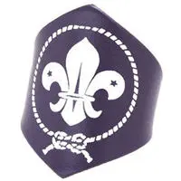 Turco Cuero Scout Mundial Rombo Purpura