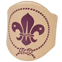 Turco Cuero Scout Mundial Tubular Logo