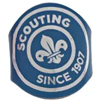 Turco Cuero Scout Mundial Tubo Logo Patrimonio Celeste