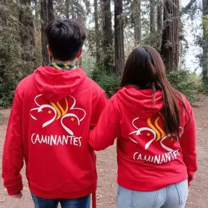 Poleron Algodón Rojo Caminante