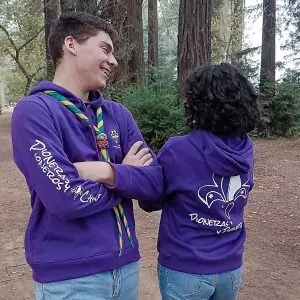 Poleron Algodón Morado Pioneras y Pioneros