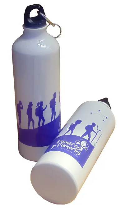 Botella Metálica Pioneras y Pioneros 750 ML Blanca