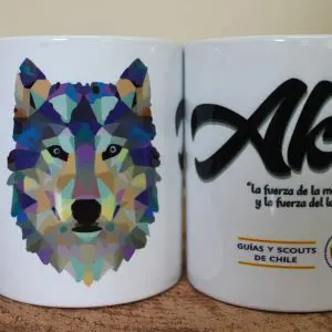 Tazón Cerámica Diseño Lobatos Akela