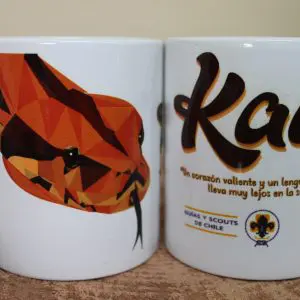 Tazón Cerámica Diseño Lobatos Kaa
