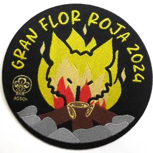INSIGNIA LOBATOS GRAN FLOR ROJA 2024