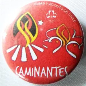 CHAPITA CAMINANTES FOGATA 37 MM
