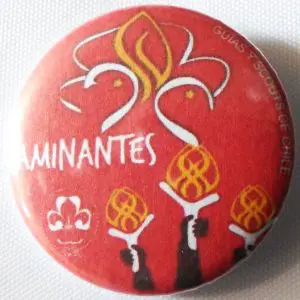 CHAPITA CAMINANTES MANIFIESTOS 37 MM