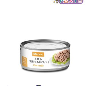 Atún Merkat desmenuzado en aceite 140 gr