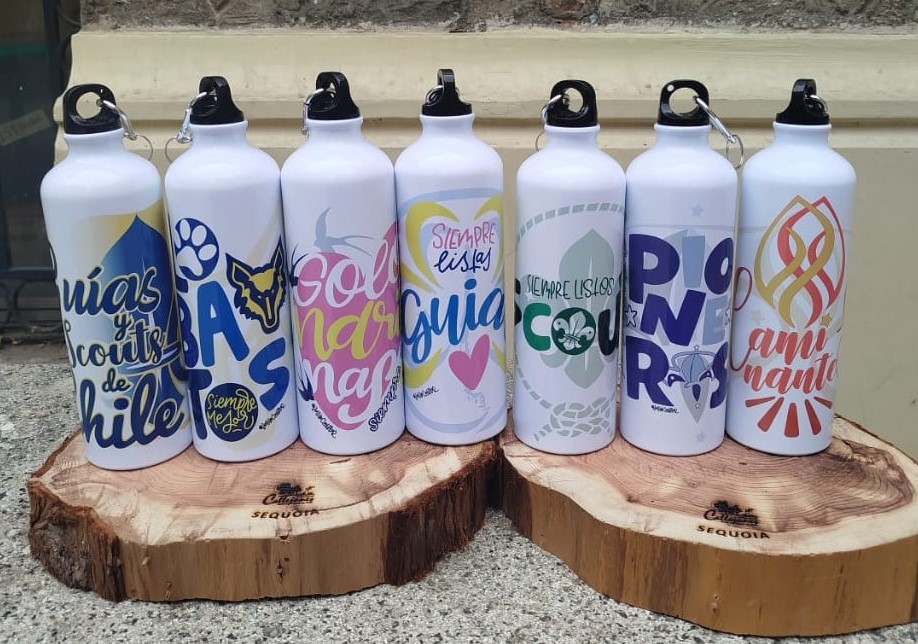 BOTELLA METAL GOLONDRINAS 2 BLANCA 750 - Imagen 4