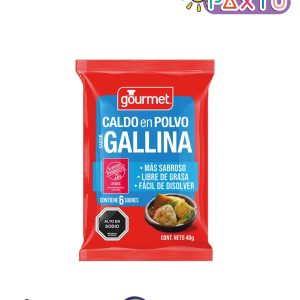 Caldo polvo Gourmet gallina 48 gr (6 unidades)