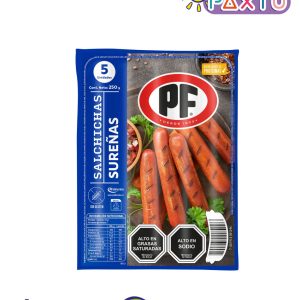 SALCHICHA PF SUREÑA 5 UNIDADES 250GR. (MIERCOLES)