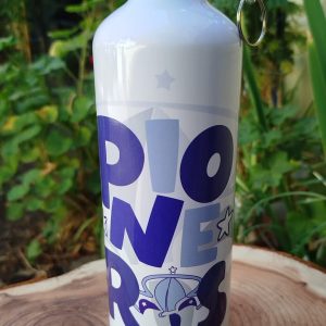 BOTELLA METAL PIONERAS Y PIONEROS 2 BLANCA 750