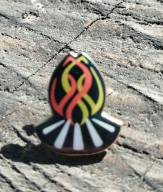 PIN METALICO CAMINANTES TROQUELADO