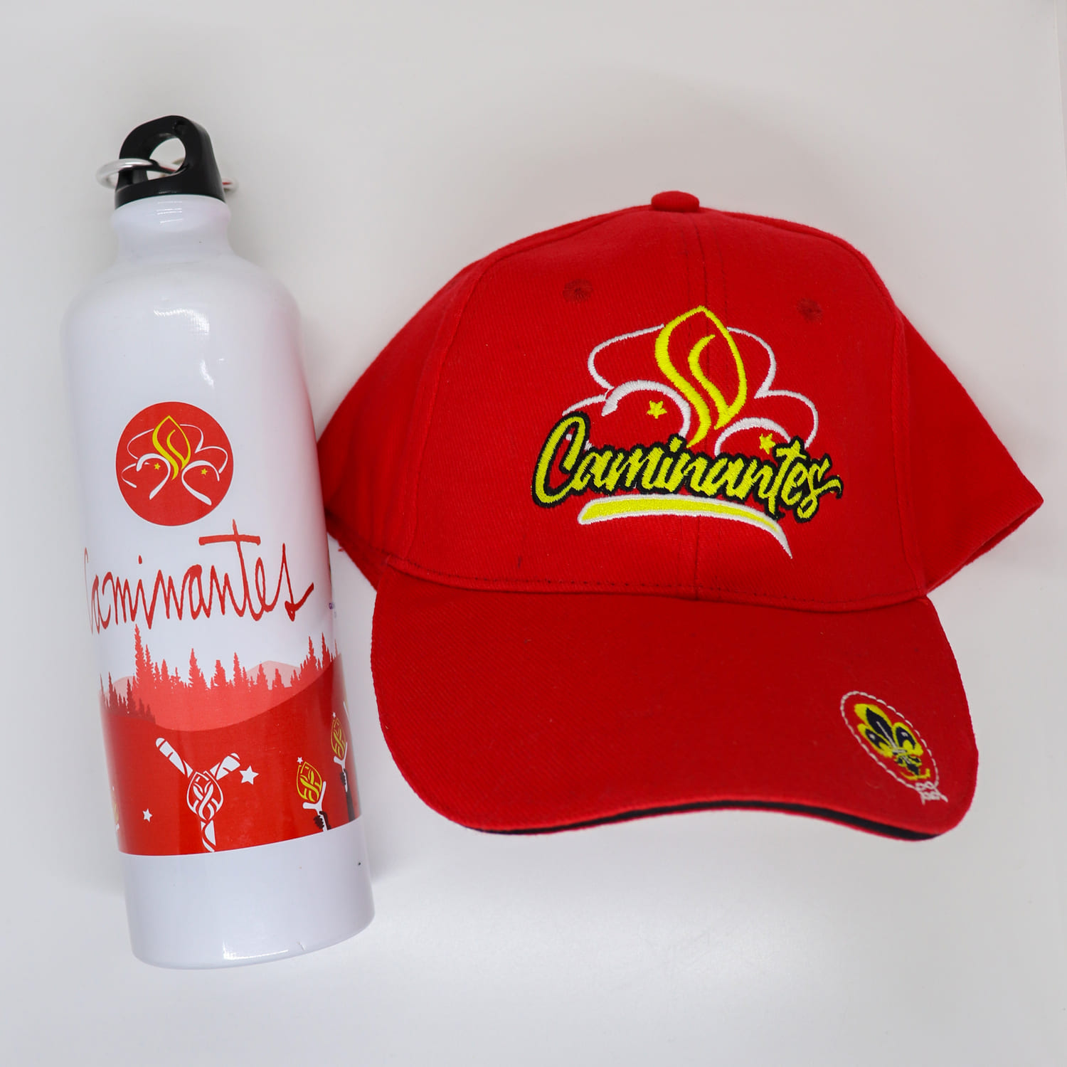 PACK GORRO Y BOTELLA CAMINANTES